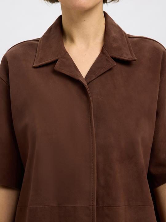Immagine prodotto Selected Femme 100% Wildleder Kurzarmhemd (40)