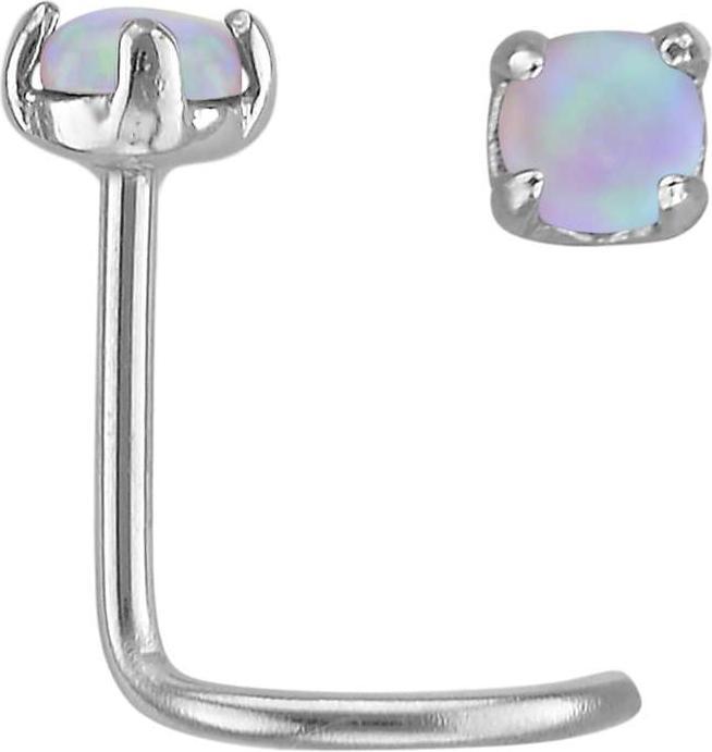 Produktbild Bijouteria Nasenpiercing (Edelstahl, Synthetischer Opal)