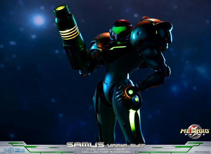 Actual product image First 4 Figures Metroid Prime PVC Statue Samus Varia Suit Collector's Edition 27 cm