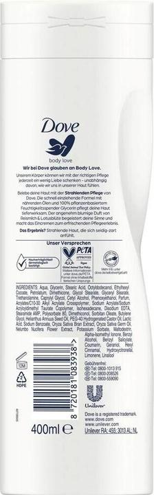 Produktbild Dove Body Lotion Reiswasser 400 ml (Körperlotion, 400 ml)