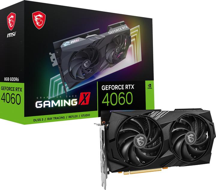 Produktbild MSI GeForce RTX 4060 GAMING X 8G (8 GB)
