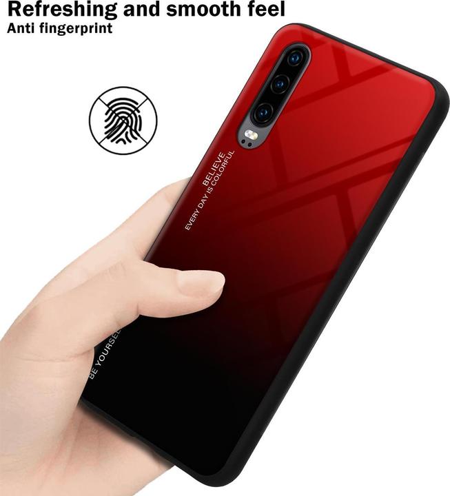 Immagine prodotto Cadorabo Copertura in vetro TPU 2 colori (Huawei P30)