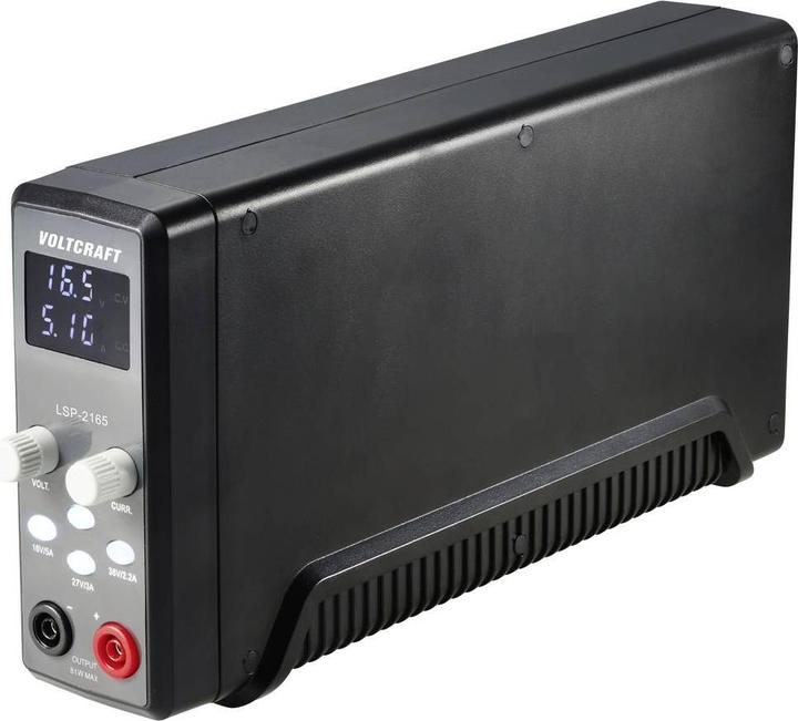Actual product image Voltcraft LSP-2165 19 inch laboratory power supply, adjustable 0.1 - 36 V/DC 0.01 - 5A 80W slim design