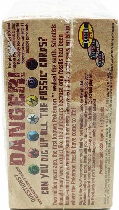 Produktbild Pokémon Fossil Booster Display (Sealed/OVP) - EN (Englisch)