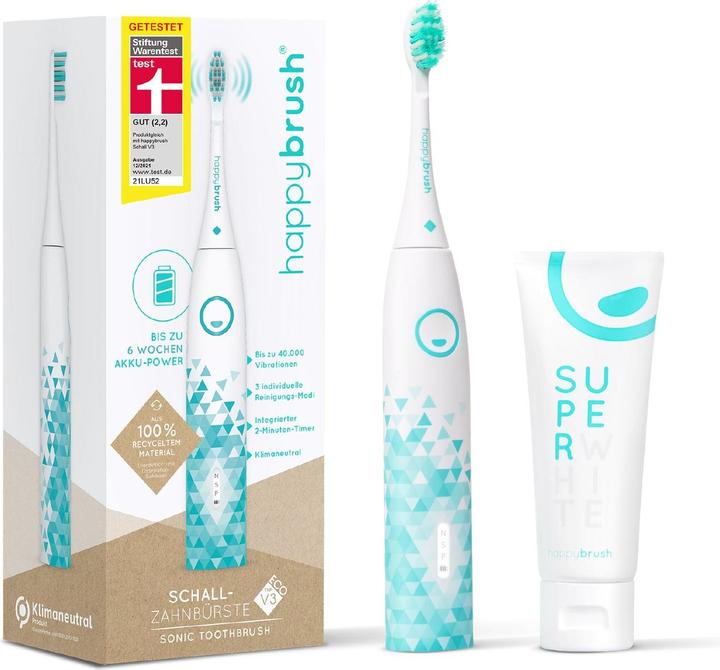 Actual product image happybrush StarterKit Schall Vibe 3 (Sonic toothbrush)