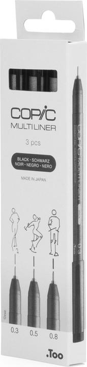 Immagine prodotto Copic Multiliner (Nero, 3 x)