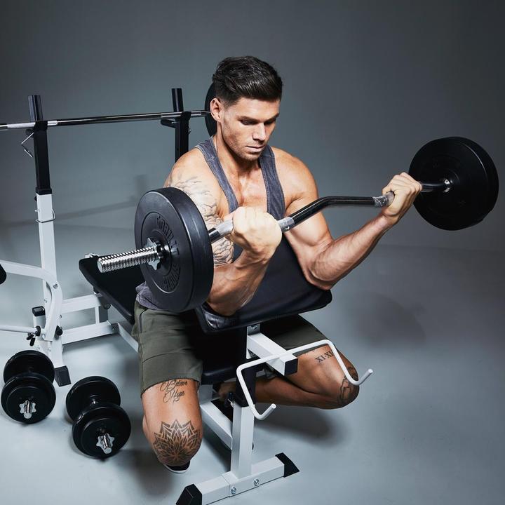 Actual product image Gorilla Sports Barbell set (4 x 1.25 kg, 4 x 2.5 kg, 2 x 5 kg, 2 x 10 kg, 2 x 15 kg)