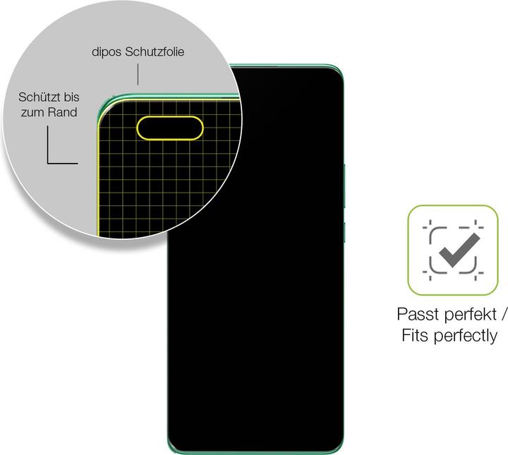 Actual product image Dipos Full Cover Screen Protector Matte (1 Piece, Huawei Nova 11 Pro)
