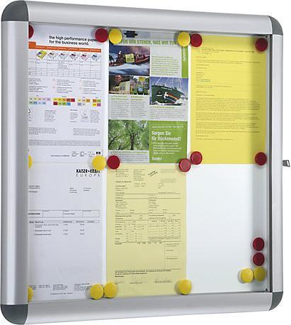 Produktbild kaiserkraft Schaukasten RONDO (Magnettafel, 95 x 100 cm)