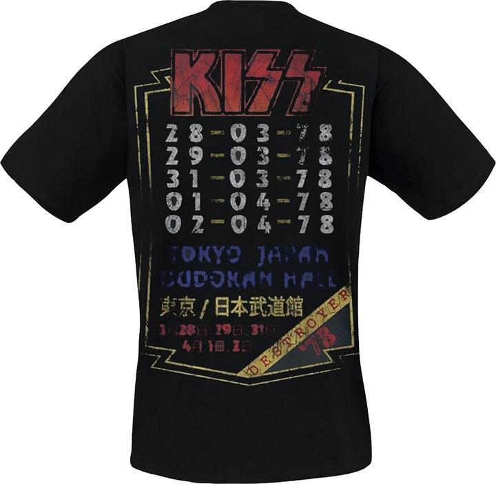 Produktbild KISS Destroyer Tour 78 TShirt (XL)