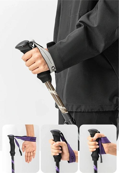 Actual product image Qunature Nordic Walking Trekkingstock Aluminium 110 – 130 cm 1 Stk. - Braun