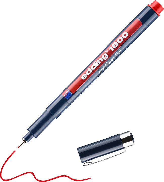 Image du produit Edding Machine d'étirage de fibres Profipen 1800 (Rouge, 1 x)