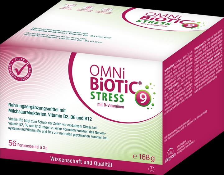 Omni Biotic Stress mit B-Vitaminen (56 Stück, Pulver, 168 g)