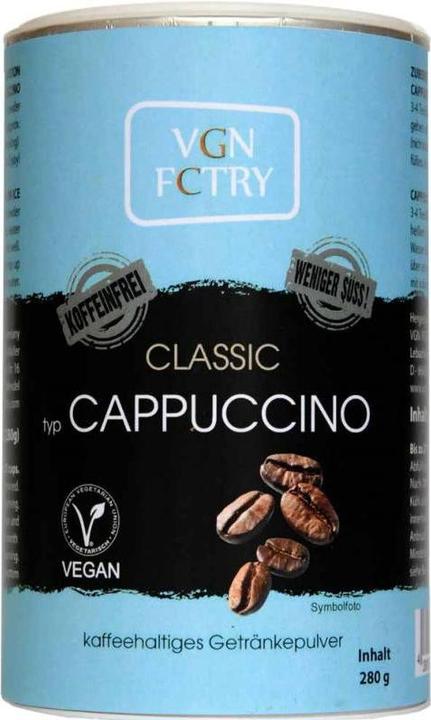 Vgn Fctry Instant Cappuccino Classic LESS SWEET! COFFEE-FREE (280 g)