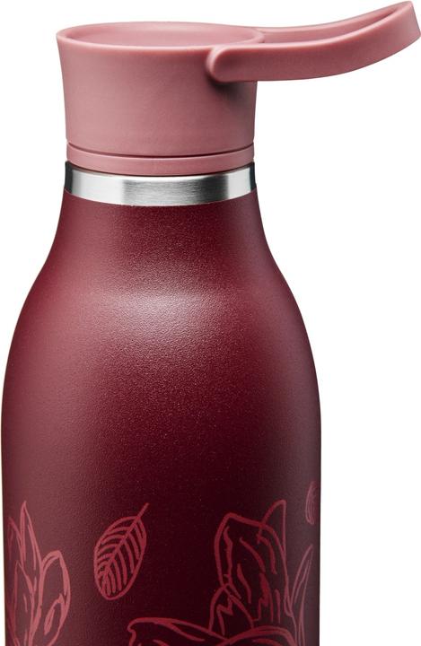 Actual product image Aladdin CityLoop Thermavac eCycle Drink Fl. 0.6L Burgundy Magnolia P. (0.60 l)